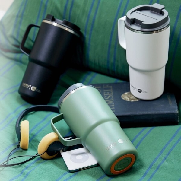 STAR PLANET SHOP,캐나다 아소부 스텐 진공 보온보냉 머그텀블러 650ml 니트로 (블랙, 화이트, 바질그린)