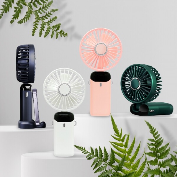 STAR PLANET SHOP,[엑스트라] 블루스톰 F16 LED 배터리잔량표기 핸디선풍기 (넥스트랩,받침대 포함)