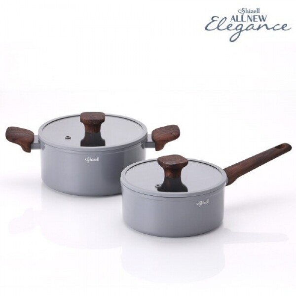 STAR PLANET SHOP,[쉬젤] 올뉴엘레강스 IH 냄비 2종세트 (편수 18cm,양수 20cm)